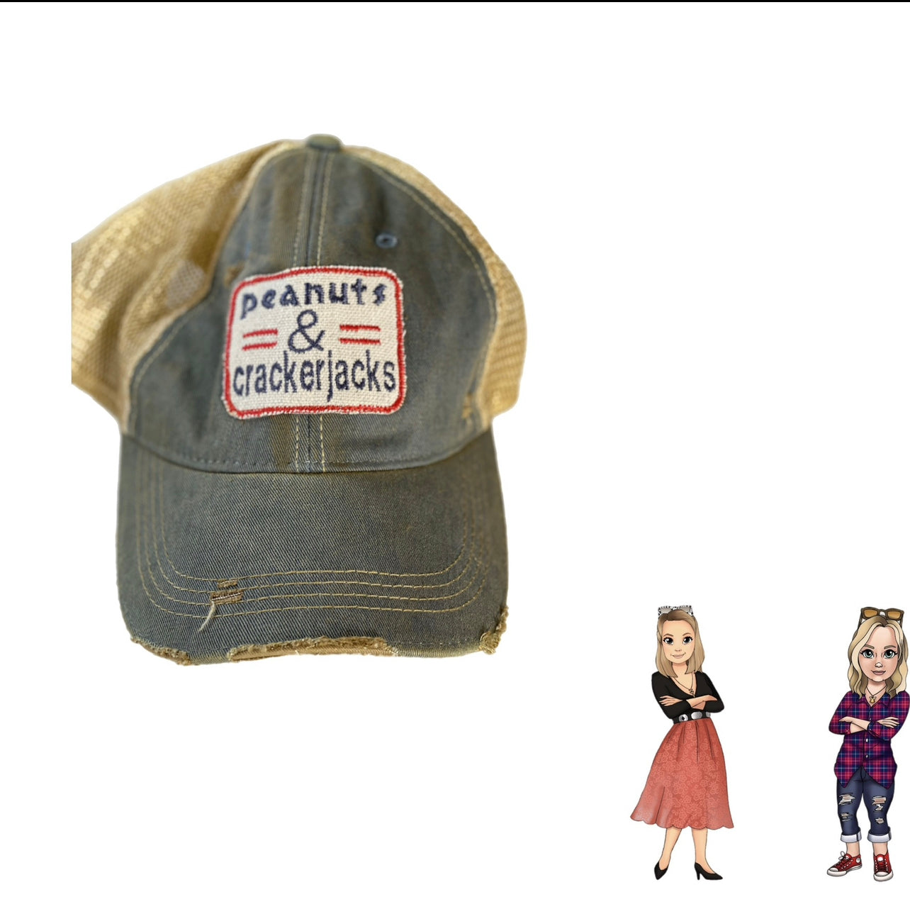 Peanuts and Crackerjacks Trucker Hat