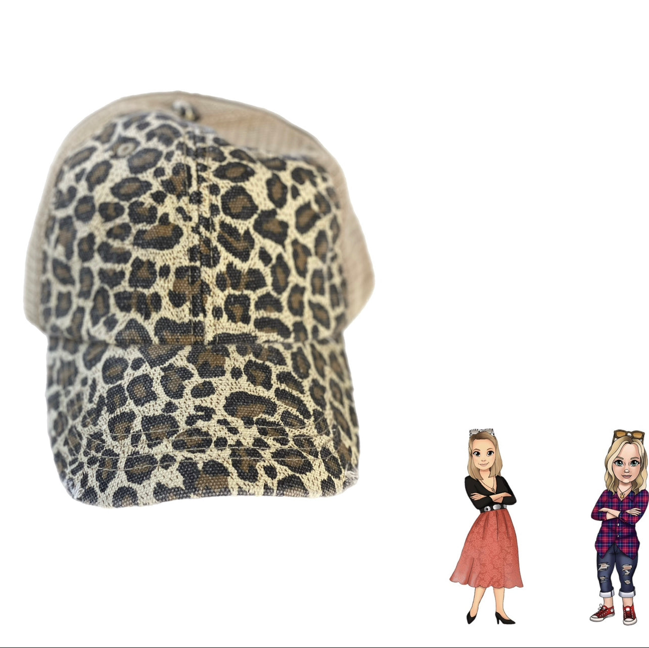 Leopard Print Trucker Hat